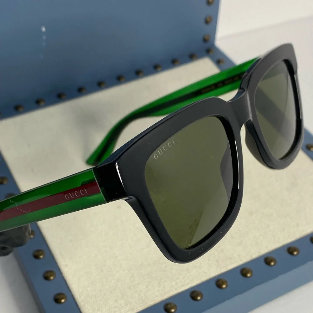 New - GUCCI MEN'S GG0057SKN 56MM SUNGLASSES